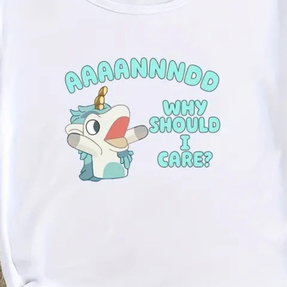 New Funny Unicorn Tshirt with Free Sticker
